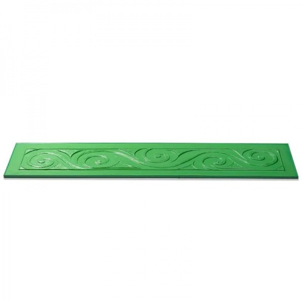 Concrete Imprint Mat - Ornate Multi Swirl Border